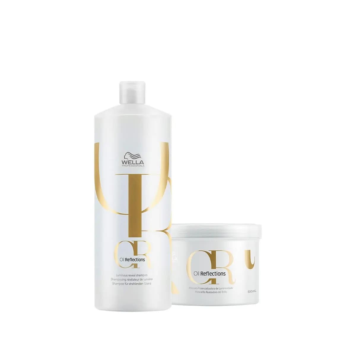 Kit Wella Professionals Oil Reflections Shampoo e Máscara (2 produtos).