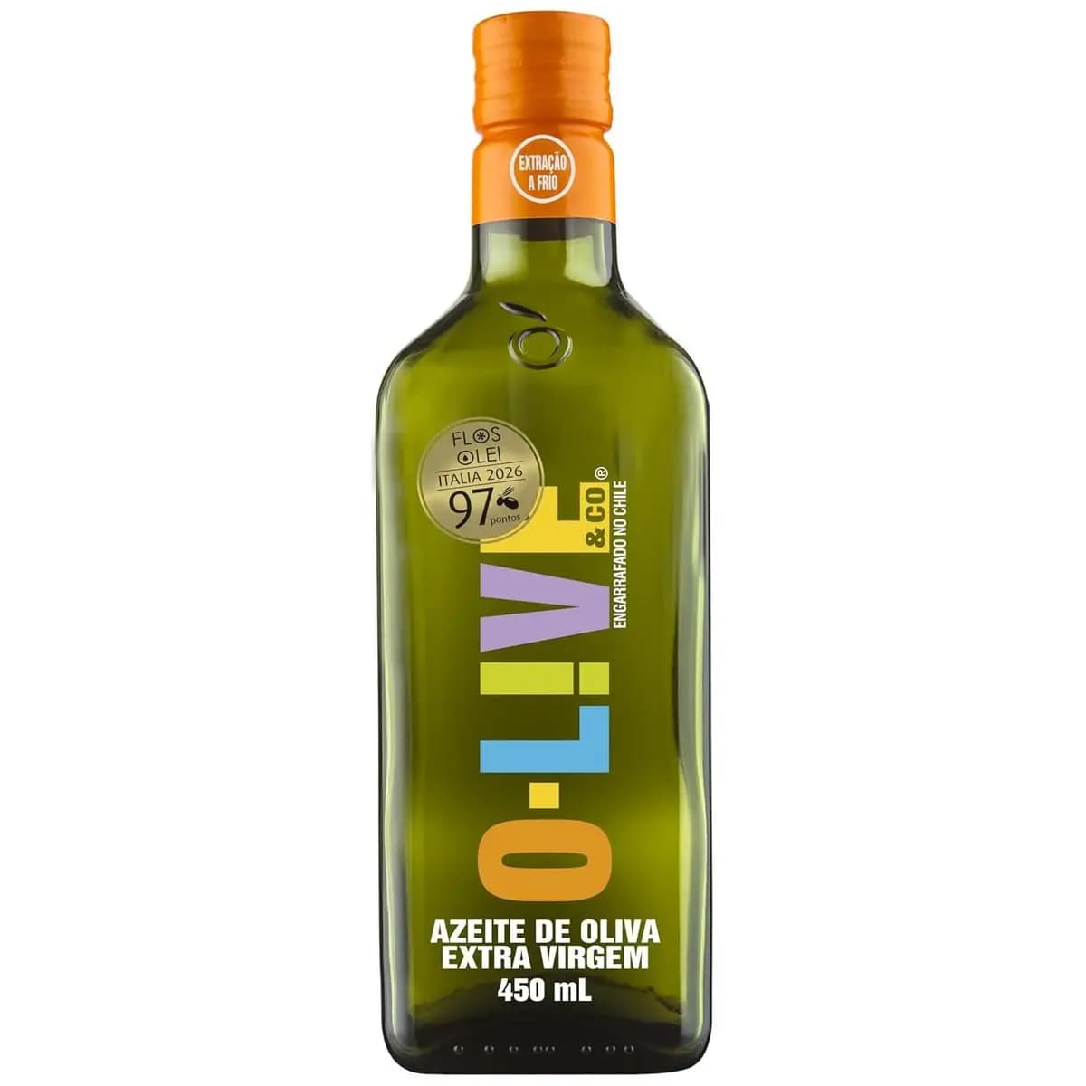 O-LIVE & Co, Azeite de oliva extra virgem, Chileno, vidro, 450ml