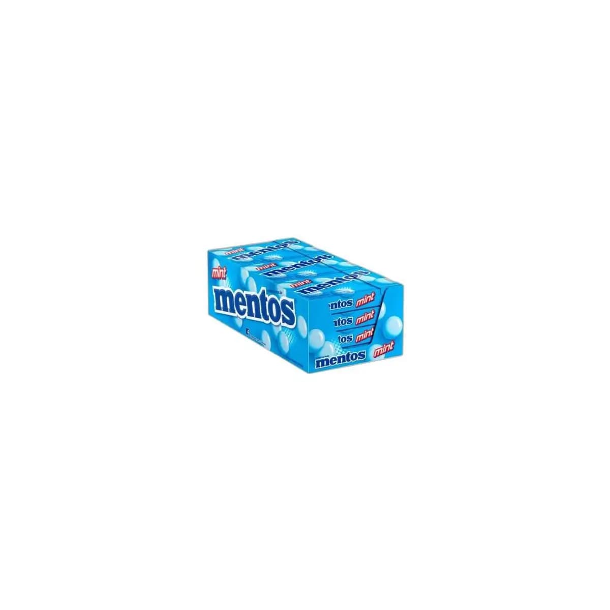 Drops Mentos Mint Van Melle Com 12 Unidades De 24,1g