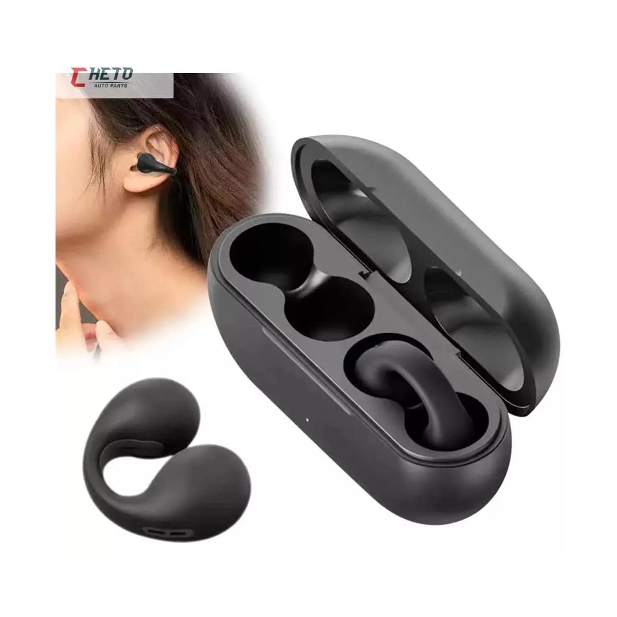 Fone De Ouvido Ambie Sound Earcuffs Condução De Ossos Sem Fio Bluetooth Auriculares TWS Earbuds