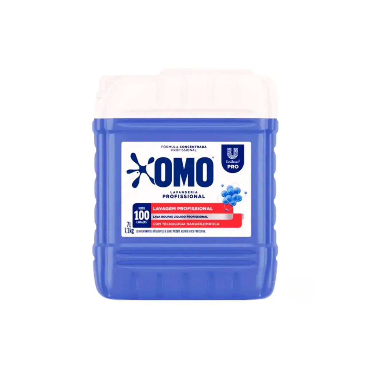 Lava Roupas Lavanderia Pro Líquido 7L Omo