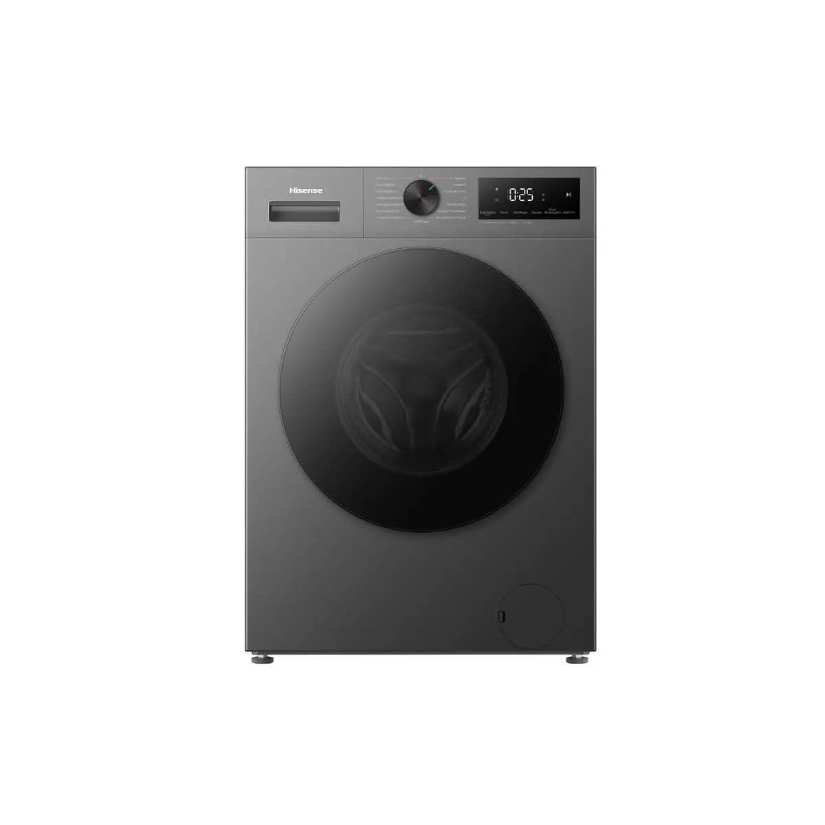 Lava e Seca Hisense 11kg Wd1i11 Compacta Fit e Função Steam Inverter Titânio