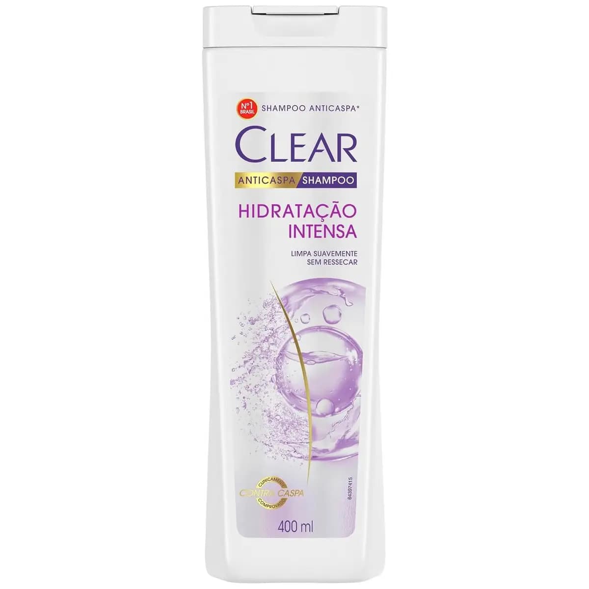 Clear Anticaspahidratação Intensa Shampoo 400 Ml