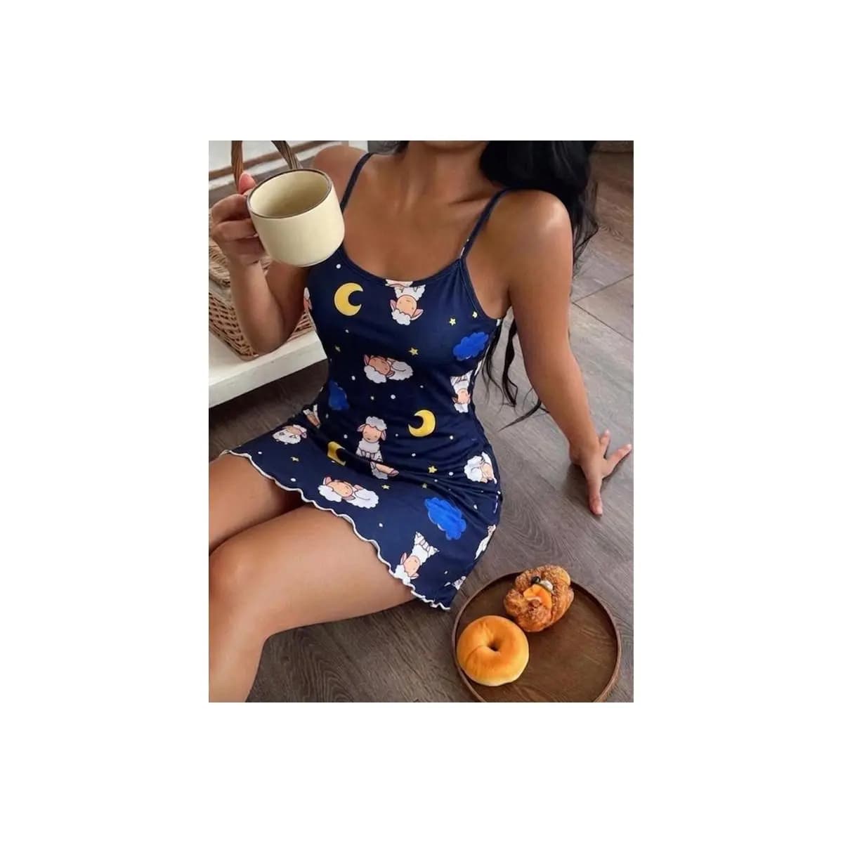 Camisola de Dormir Feminina – Conforto e Estilo para noites de verão