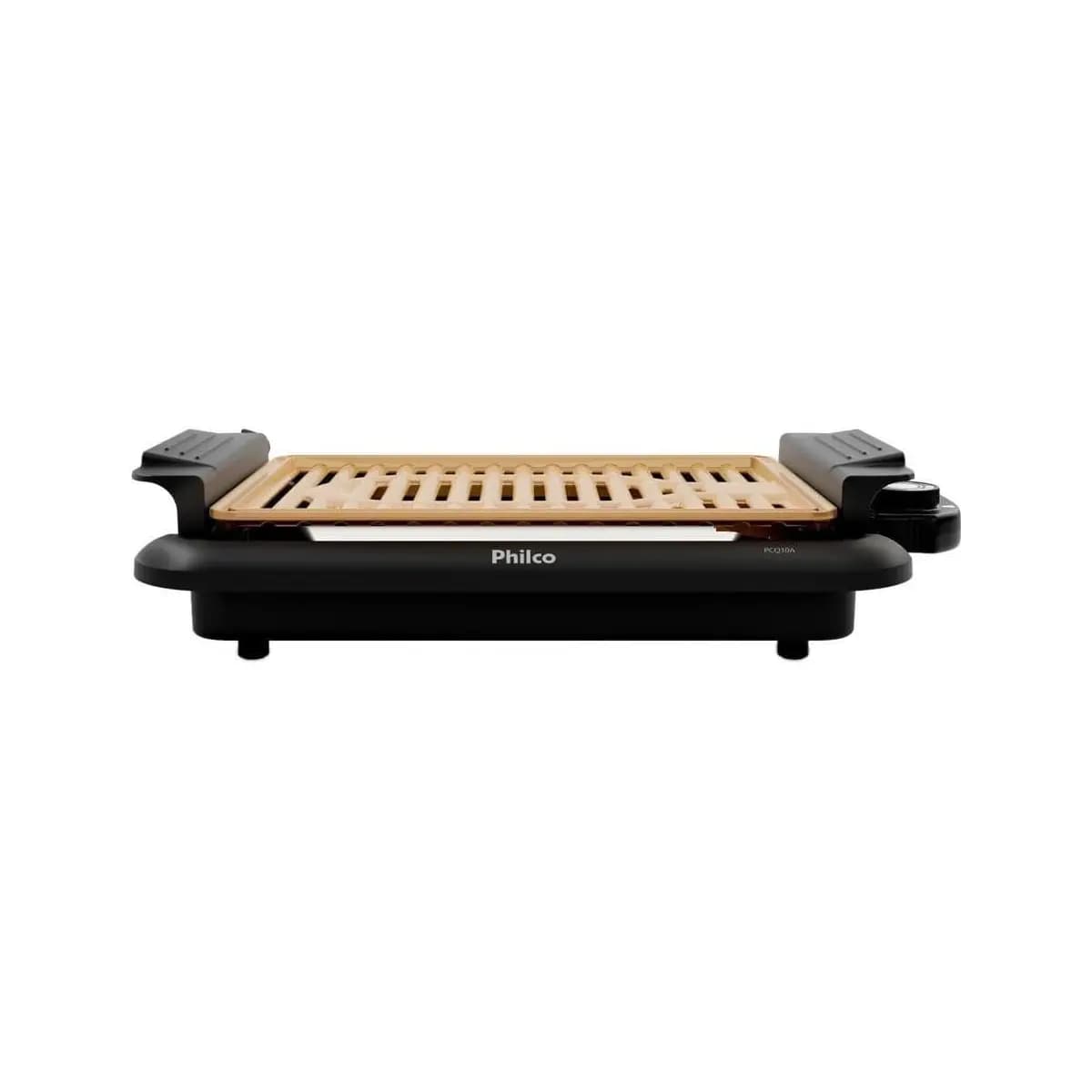Churrasqueira Elétrica Philco 1200W ; Desmontável e fácil de limpar; 5 níveis de temperatura, Antiaderente Gold PCQ10A - 127V