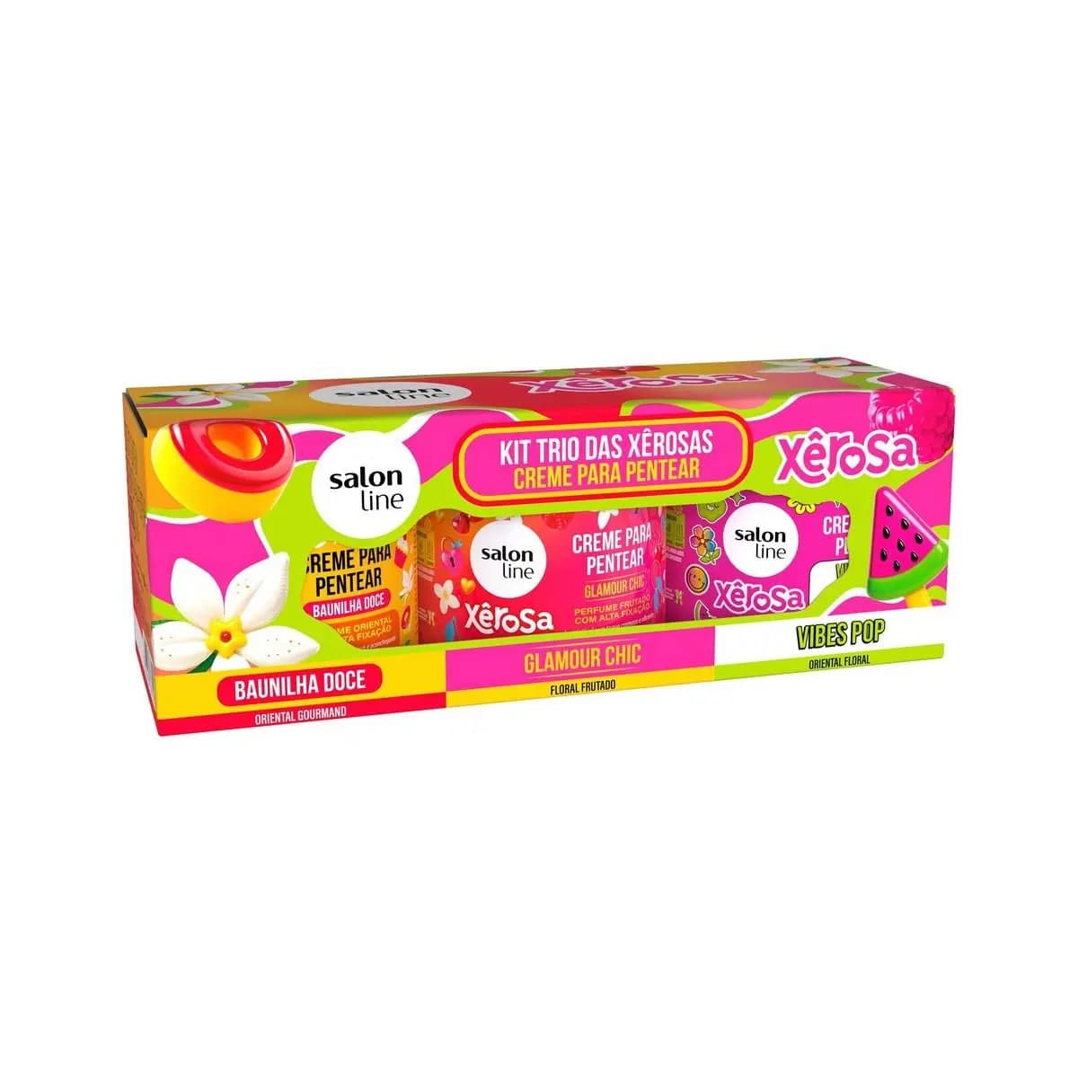 Kit Xêrosa com 3 Cremes para Pentear 180g