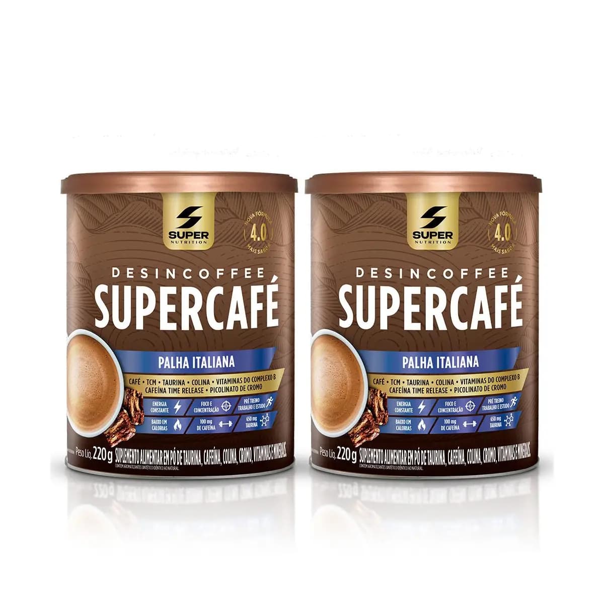 Kit 02 Desincoffee Supercafé Palha Italiana