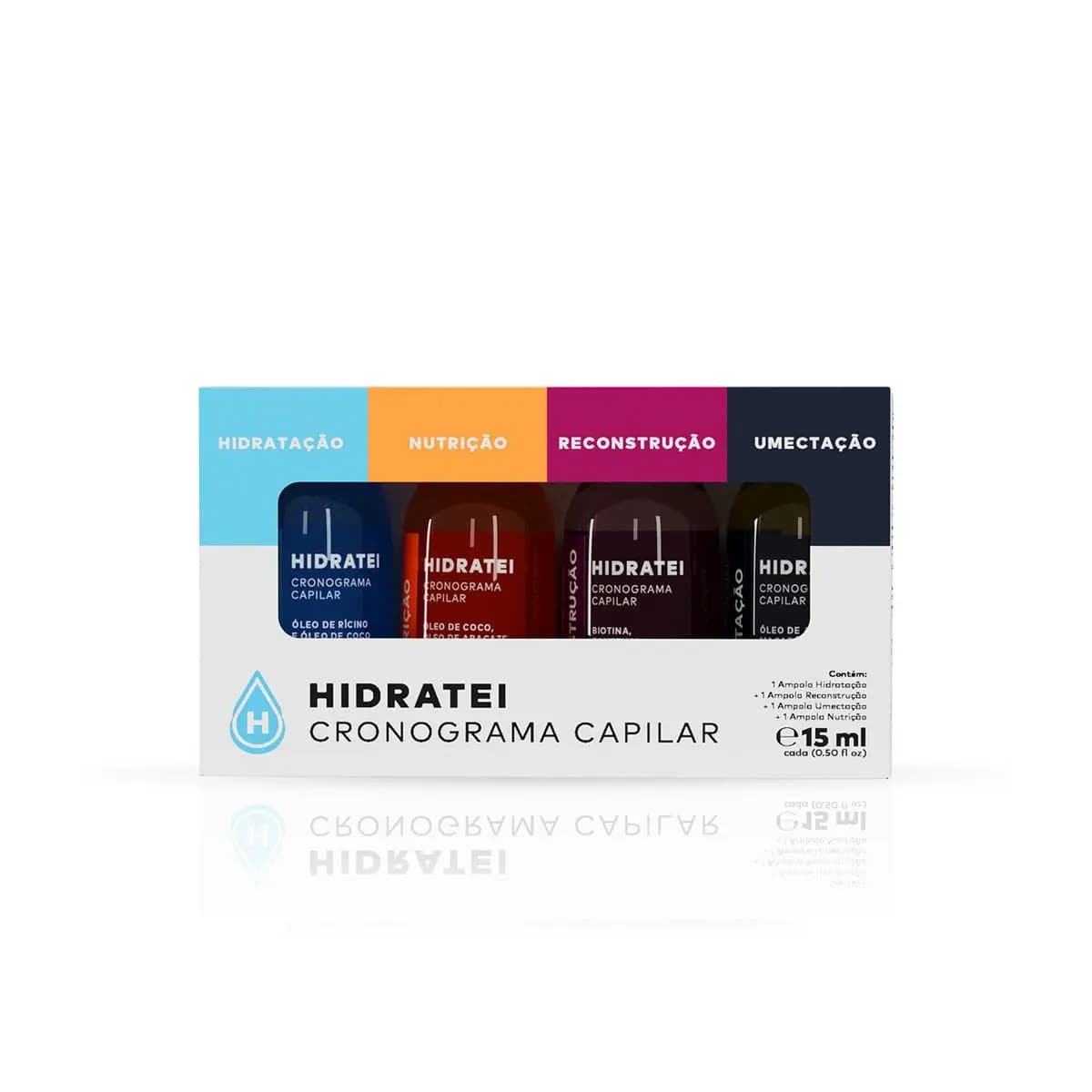 Cronograma Capilar Hidratei Tratamento Intensivo Hidratação Nutrição Reconstrução Antifrizz