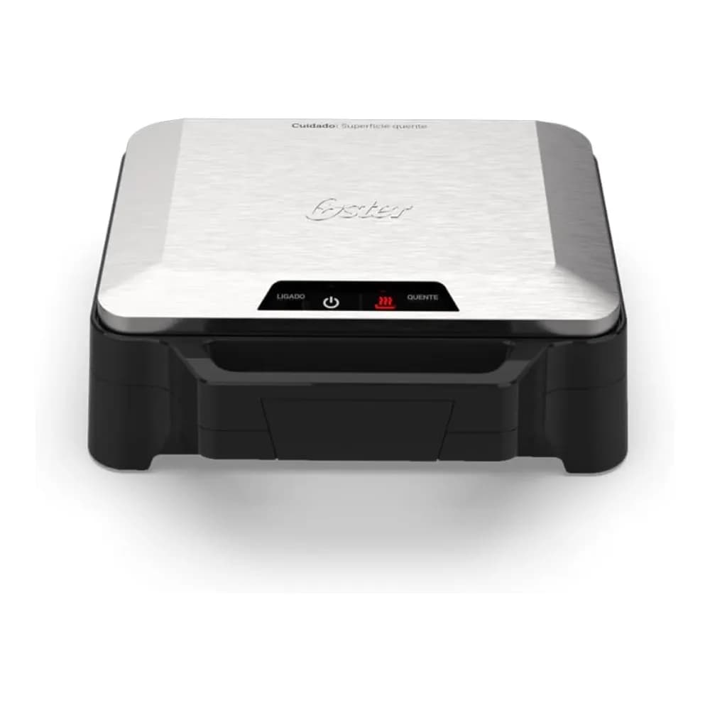 Oster Sanduicheira Elétrica Inox, 1000W, OSAN500, 127V