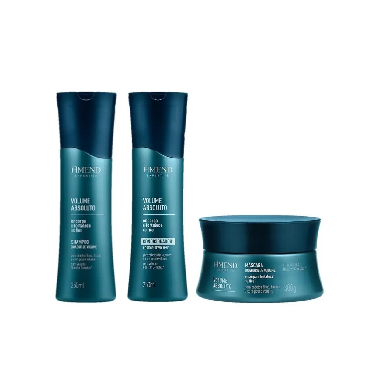 Amend KIT Volume Absoluto Shampoo e Condicionador 250ml + Máscara 300g