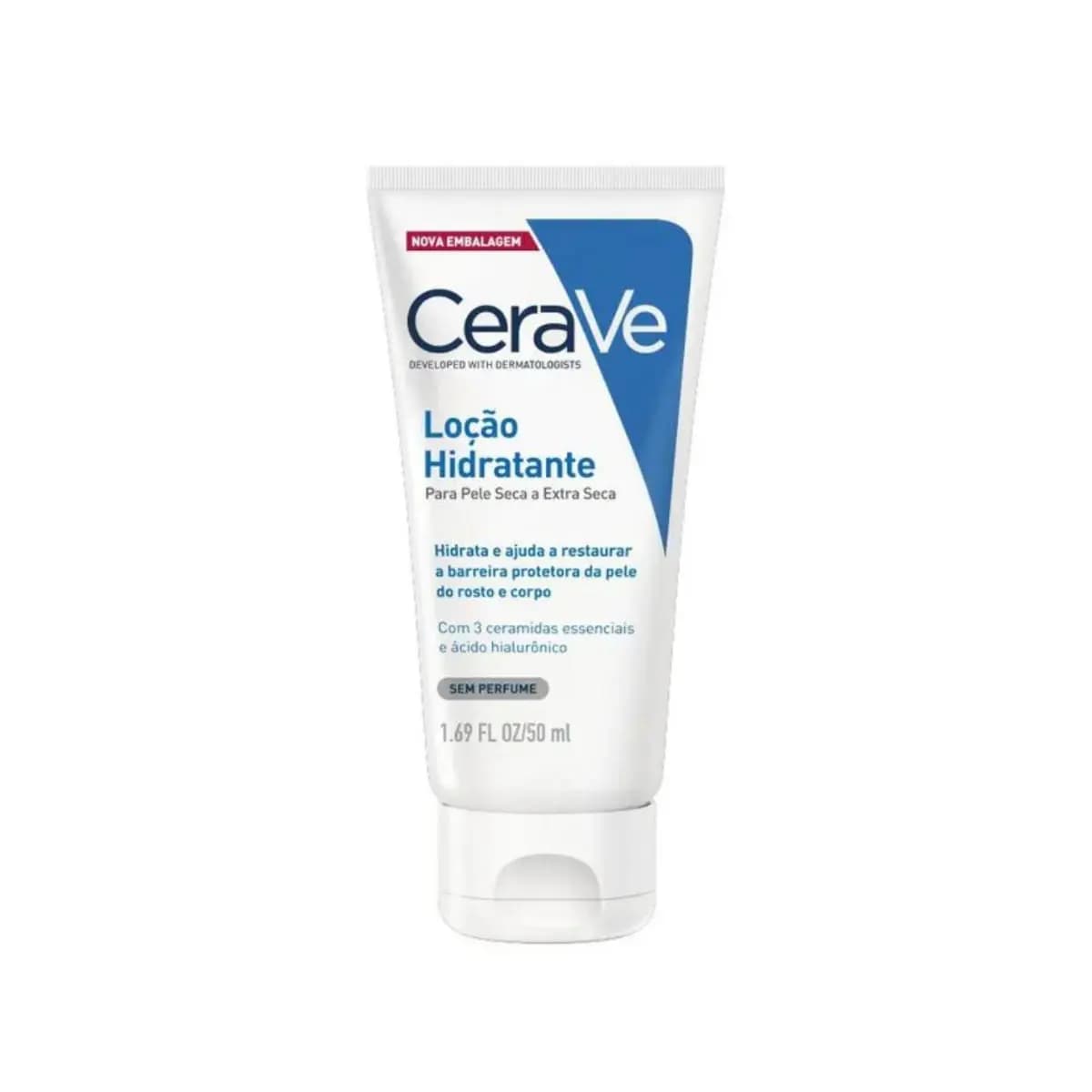 Loção Hidratante CeraVe Pele Seca A Extra Seca Sem Perfume 50ml