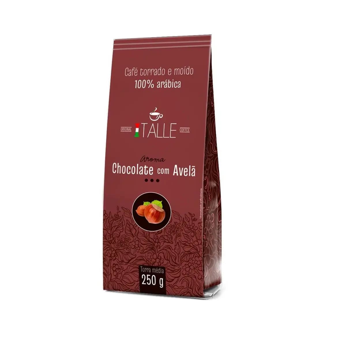 Café Aromatizado Cafe Torrado e Moido Café Italle Sabores Aroma 250g