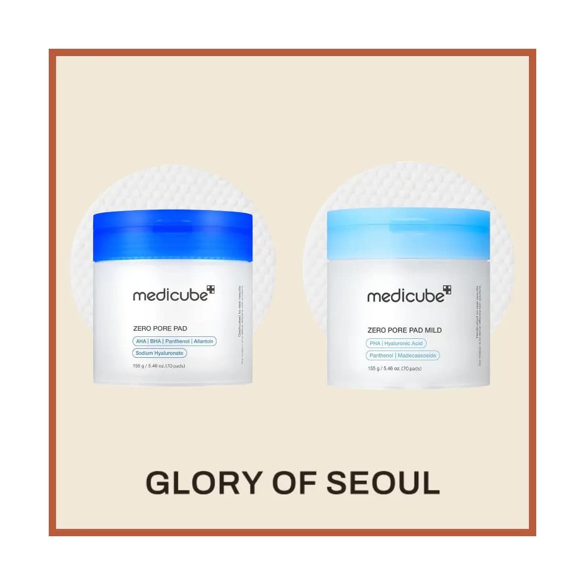 Medicube Zero Pore Pad 2.0 / Mild (2Type) 70pcs