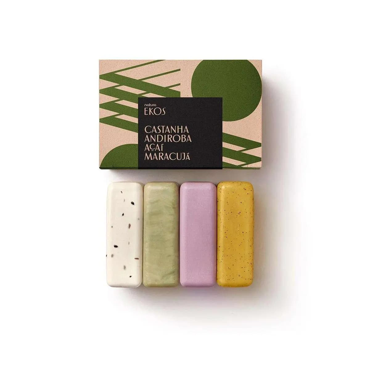 Sabonete em Barra Vegetal Cremoso e Esfoliante Ekos 4un 100g