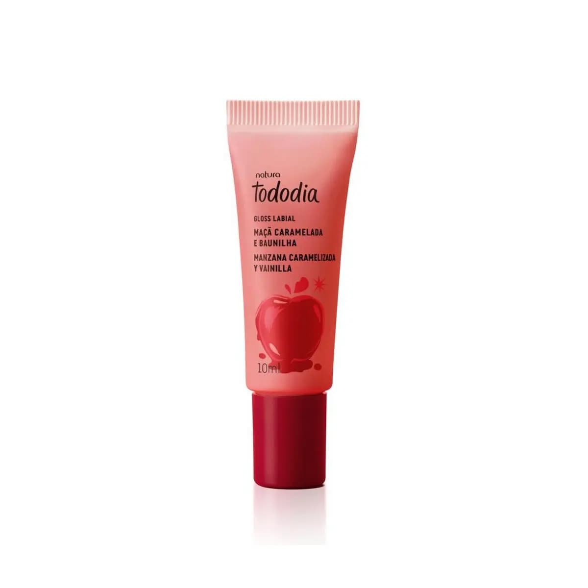Gloss Labial Natura Tododia Maçã Caramelada e Baunilha 10 ml