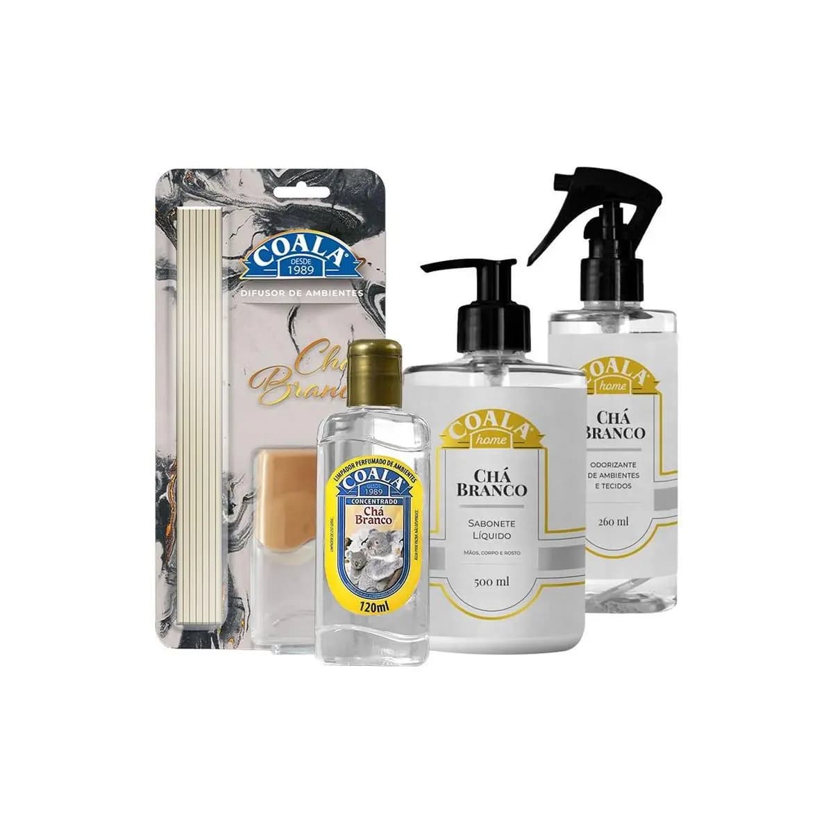 kit Coala Home Chá Branco