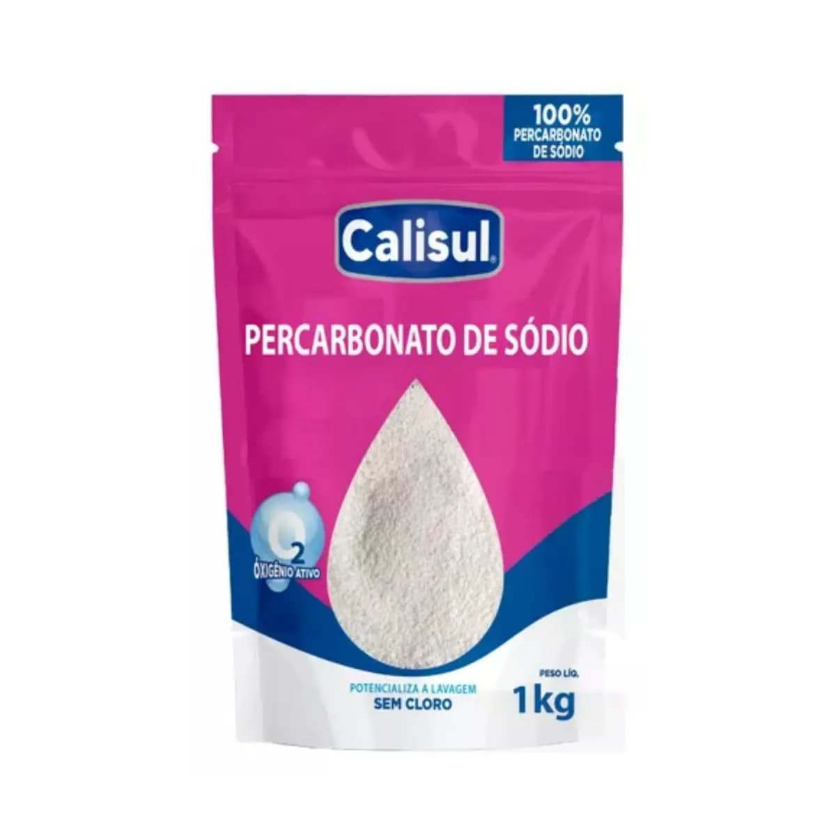Percarbonato de sodio 100% Tira Manchas Roupas Brancas e Coloridas Calisul