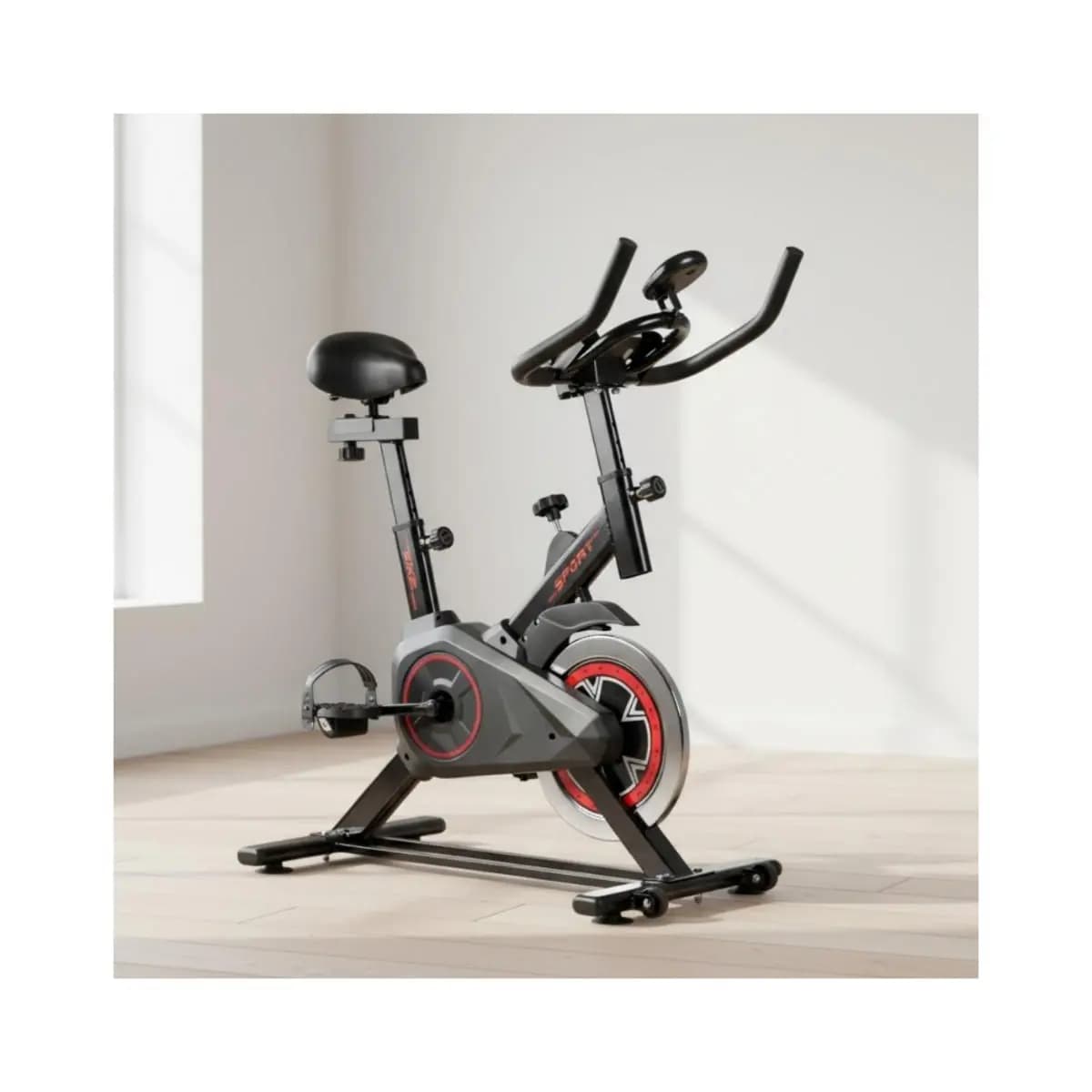 Bicicleta Ergométrica Spinning Semi Profissional Academia Bike Sport Fitness Preta