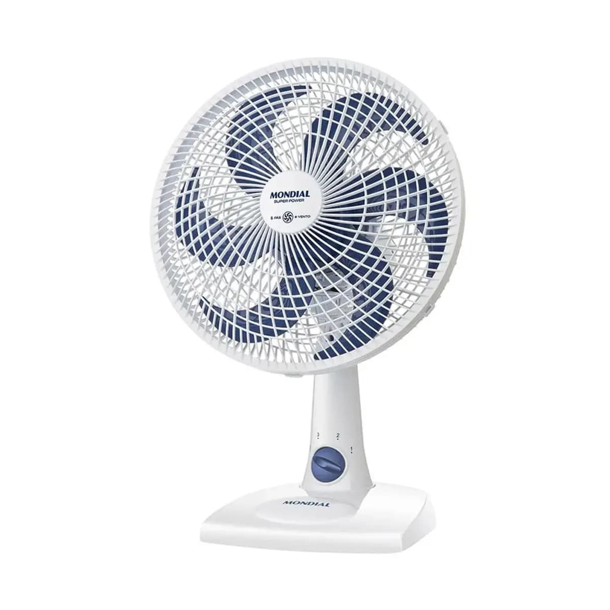 Ventilador de mesa 30cm 6 pás 3 velocidades VSP-30-W