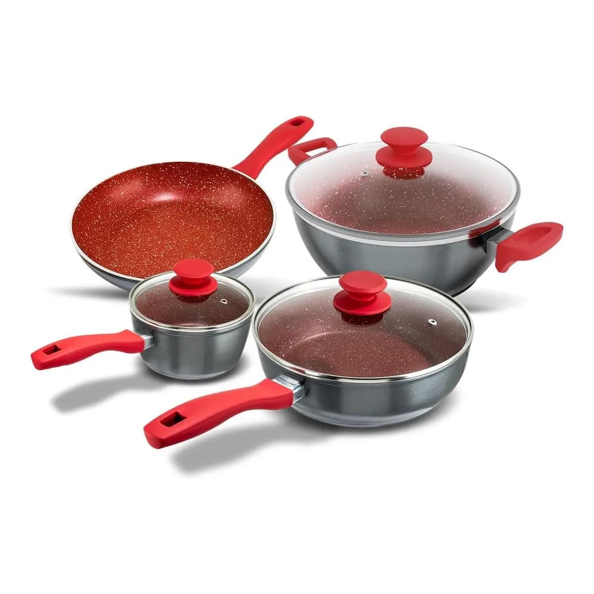 Conjunto de Panelas Philco Redstone PKT407 4 Peças