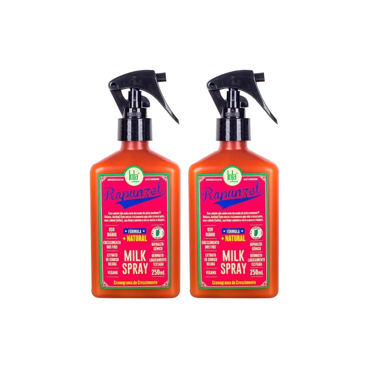 Kit Lola Rapunzel Milk Leave-In 250ml (2 Unidades)