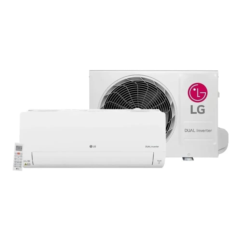 Ar Condicionado Split Hi Wall R32 LG Dual Inverter Voice +AI 18000 BTU/h Frio S3-Q18KL31B – 220 Volts