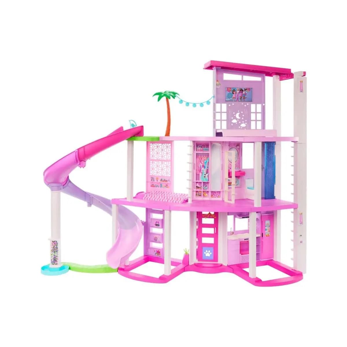 Barbie Dreamland Conjunto de Brinquedo Casa com Escorregador 3Y+, Plástico