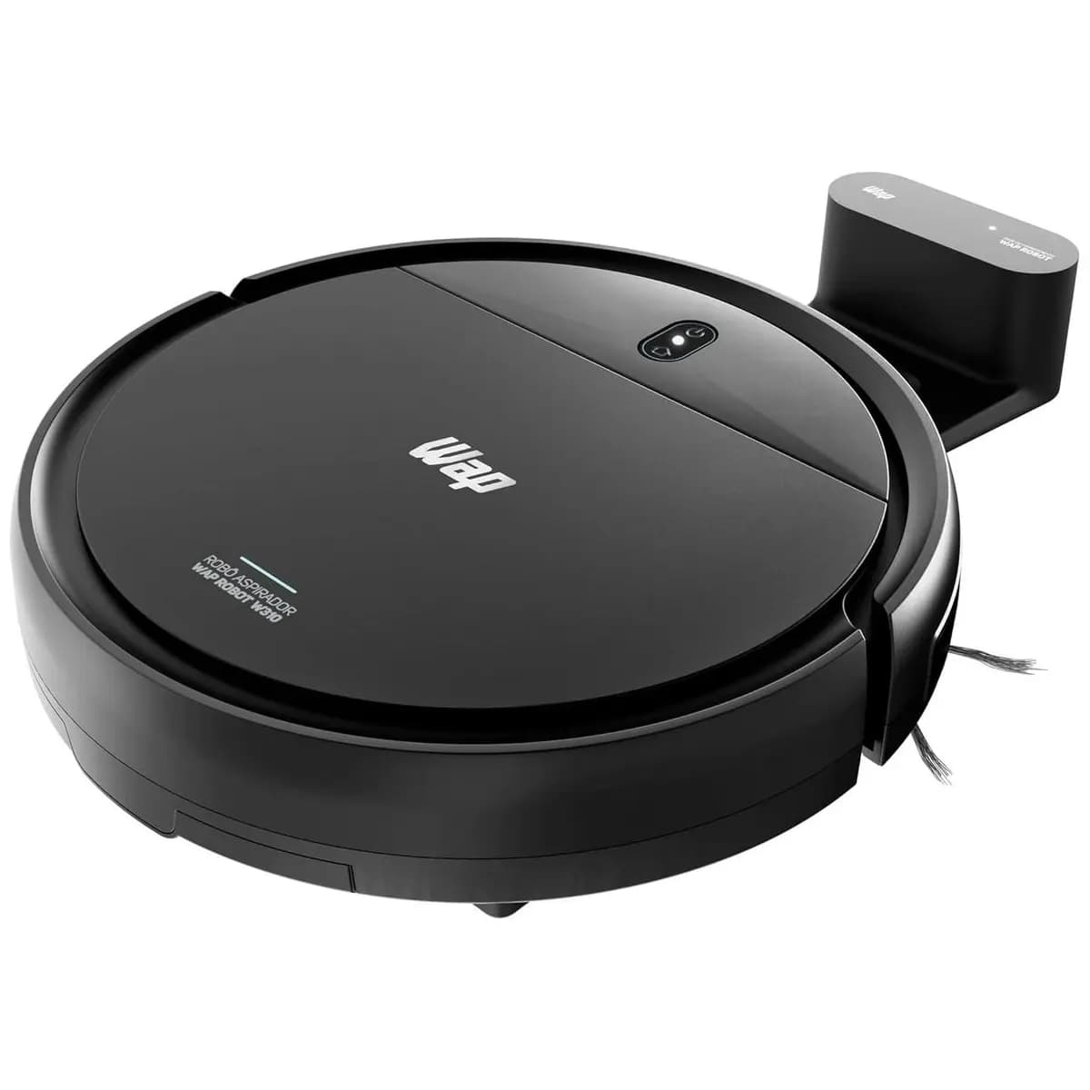 WAP Aspirador de Pó Robô W310 3 em 1, 420ml com Base Carregadora e Sensor Anticolisão e Antiqueda 30W Bivolt