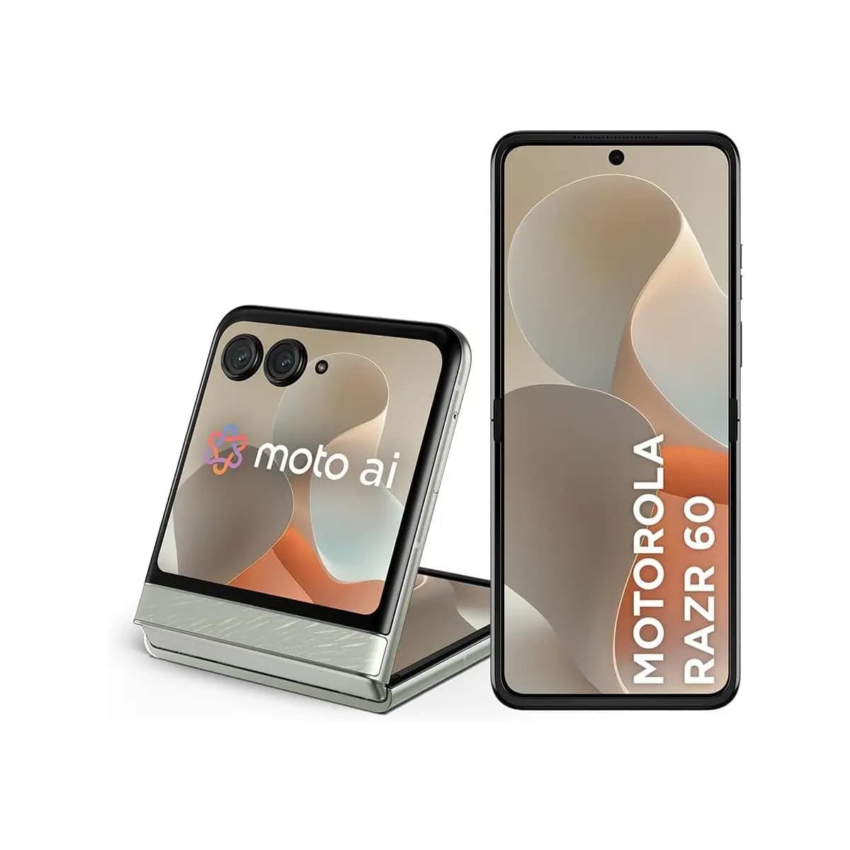 Smartphone Motorola Razr 60-256GB 24GB (12GB RAM+12GB Ram Boost) Tela dobrável 6,9" pOLED e externa 3,6” Moto AI camera IP48 - Branco
