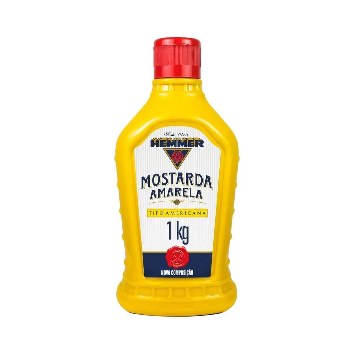 Hemmer Mostarda Amarela Americana Squeeze 1Kg