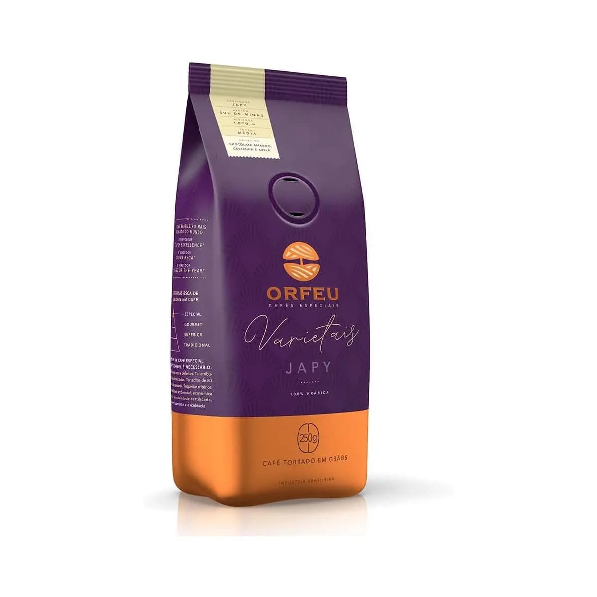 Café Japy Orfeu em Grãos, 100% Arabica 250g