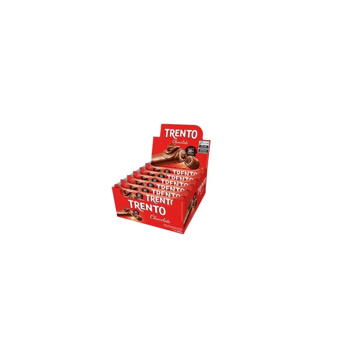 Chocolate Trento Chocolate 38% Com 16 Unidades De 29g
