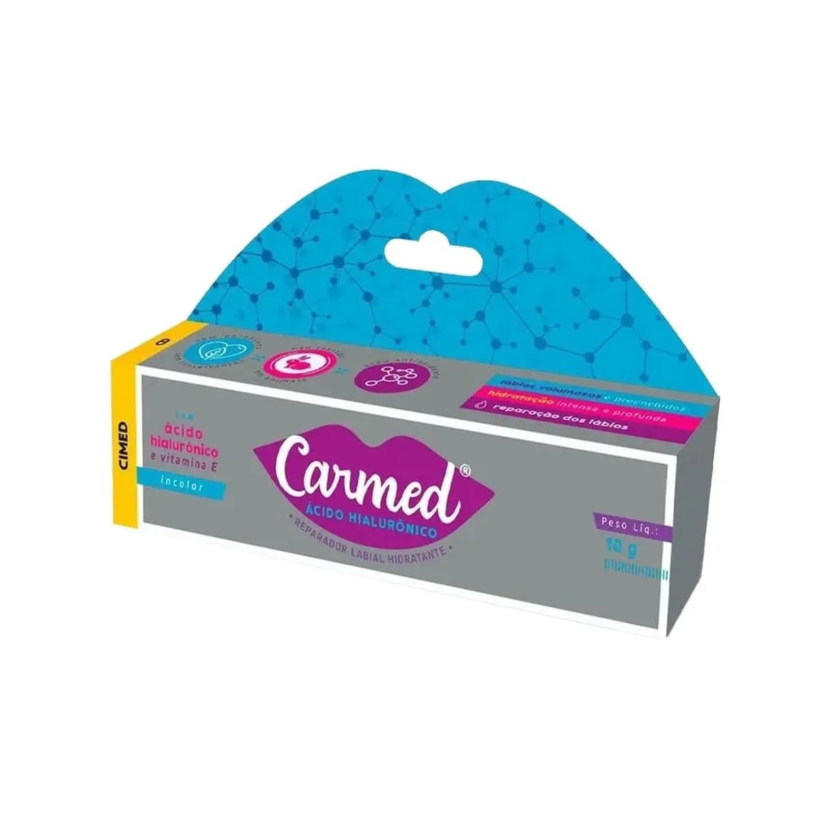 Carmed Hidratante Labial Ácido Hialurônico 10g