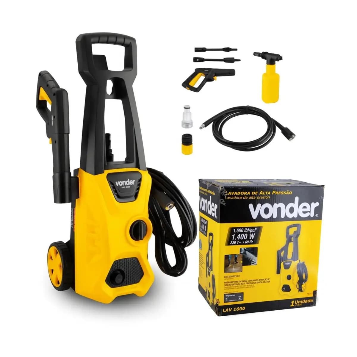 Lavadora Alta Pressão Lav1600 Vonder