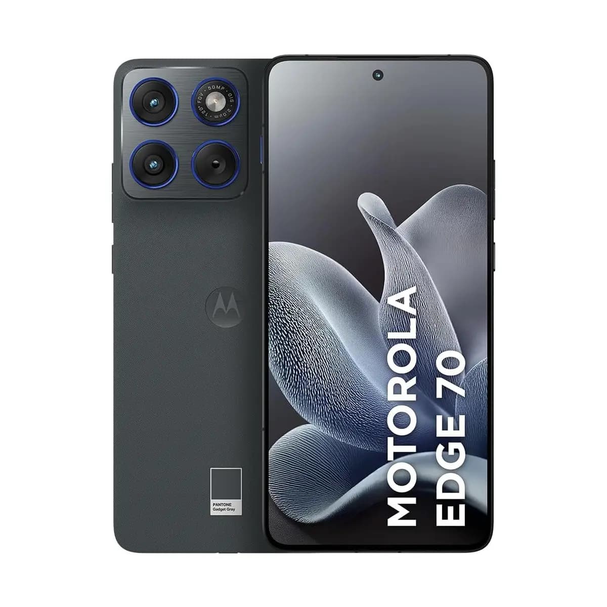 Smartphone Motorola Edge 70 5G - 256GB 24GB (8GB RAM + 16GB RAM Boost), Ultrafino, 3 Câmeras 50MP, Tela 1.5K Extreme Amoled 120Hz - Gadget Gray
