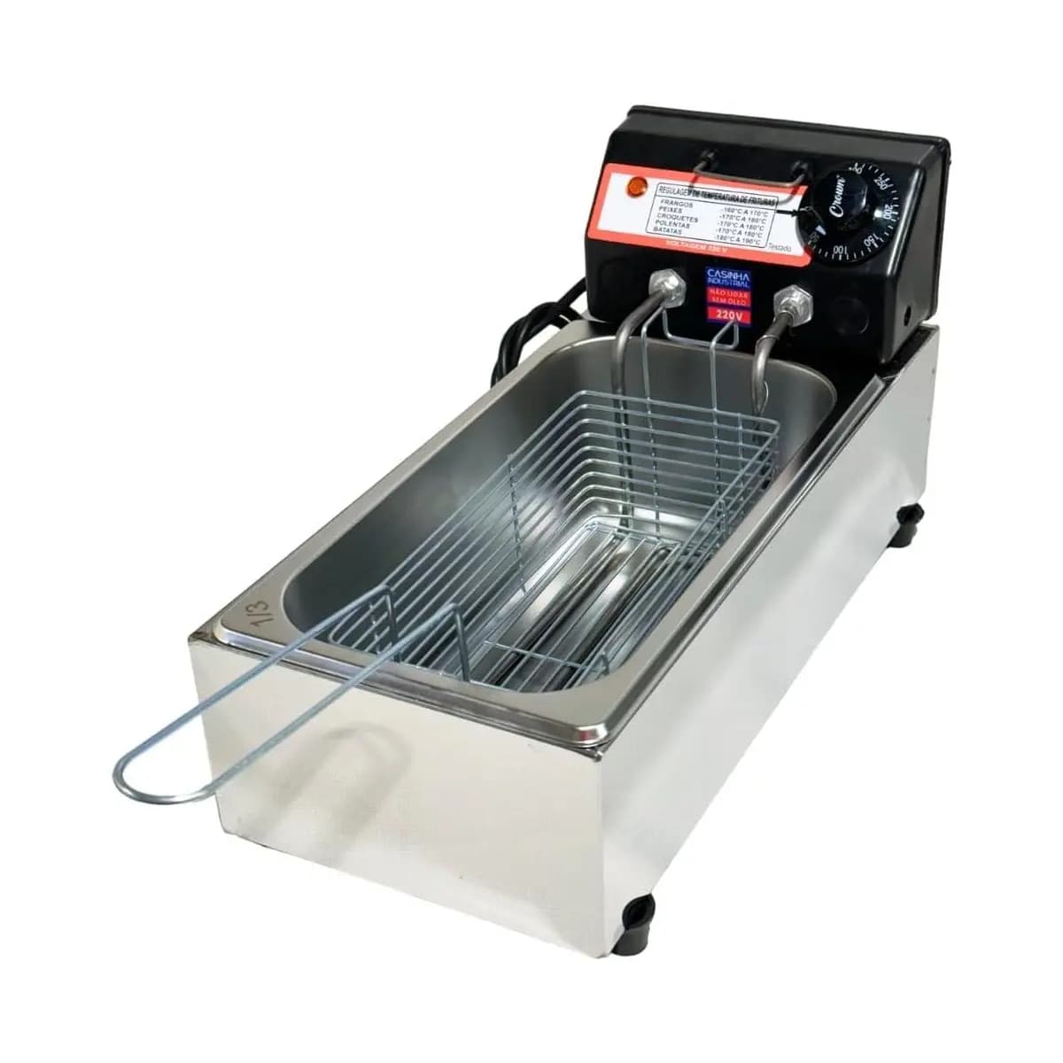 Fritadeira Elétrica Industrial Econômica Cuba 3L (110, Volts)