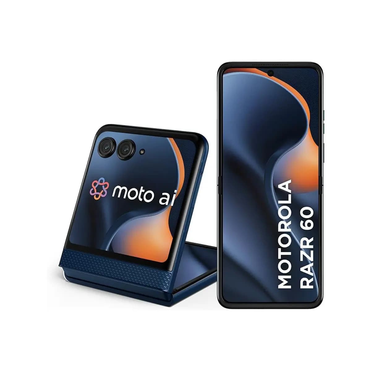 Smartphone Motorola Razr 60-256GB 24GB (12GB RAM+12GB Ram Boost) Tela dobrável 6,9" pOLED e externa 3,6” Moto AI camera IP48 - Azul Marinho