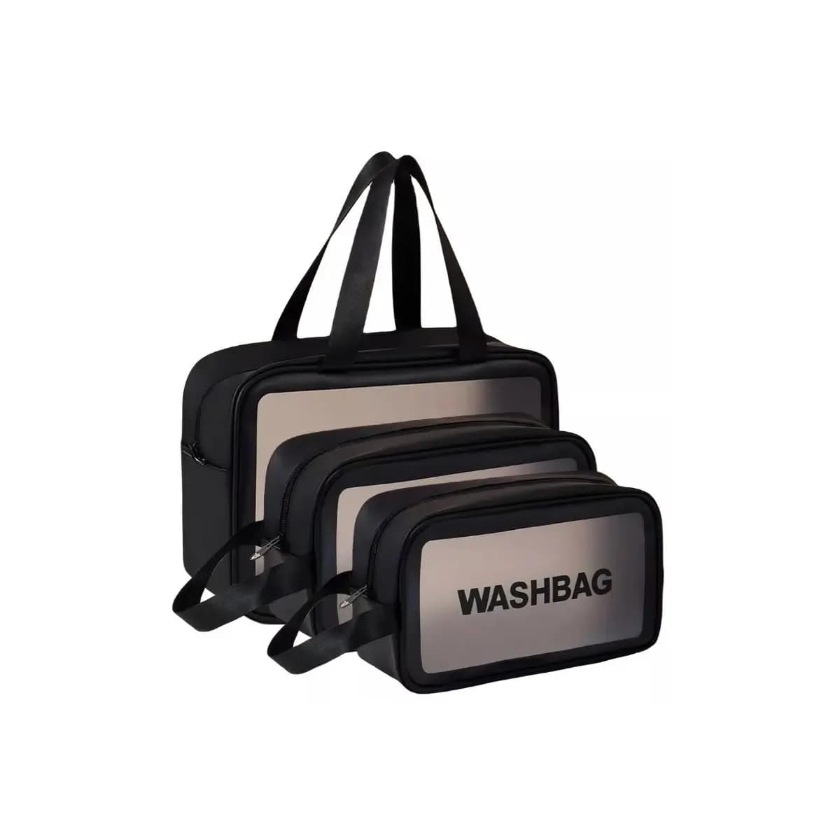 Kit 3 Necessaire Impermeável Washbag Bolsa Organizadora