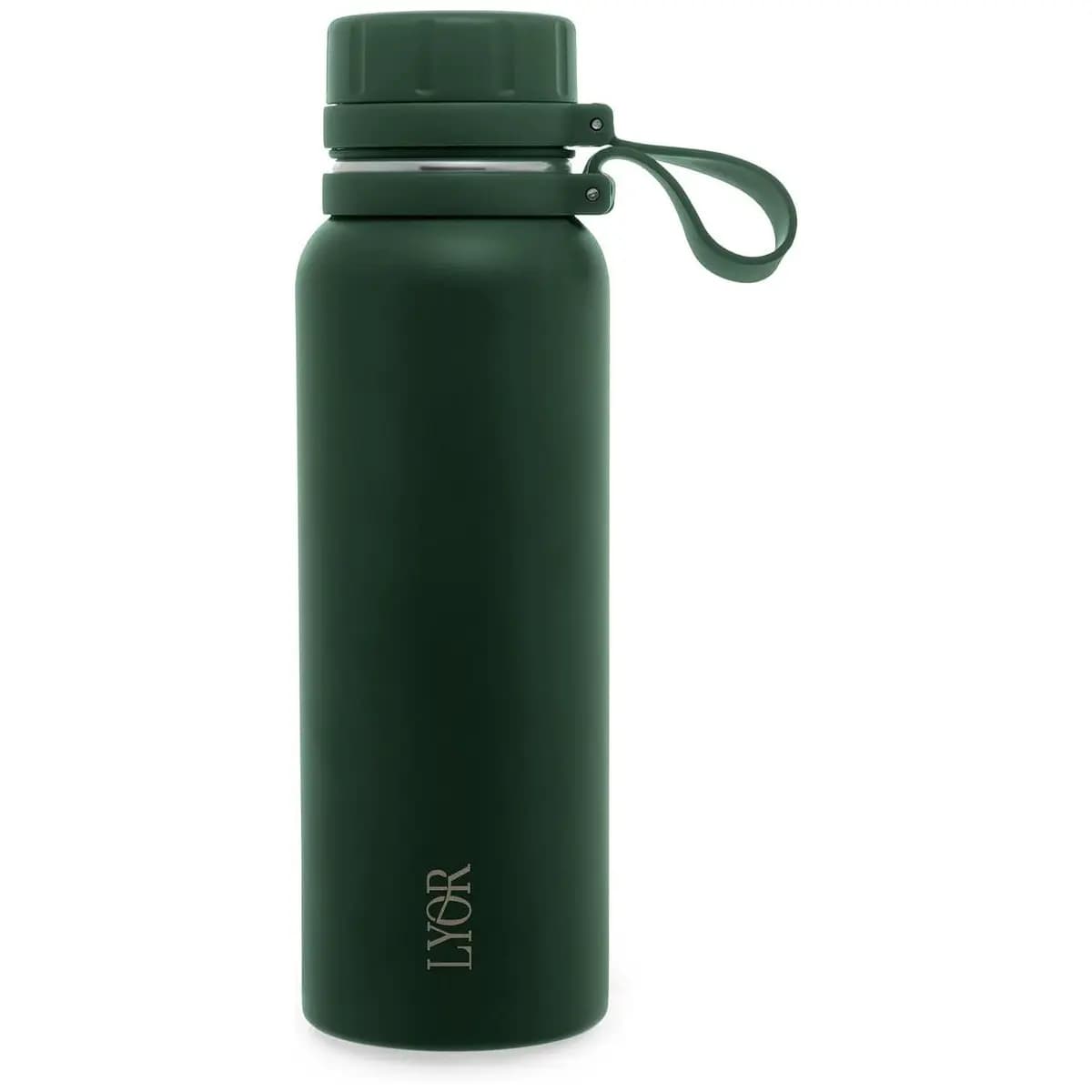 LYOR - Garrafa Térmica de Aço Inox Explorer Verde 650ml