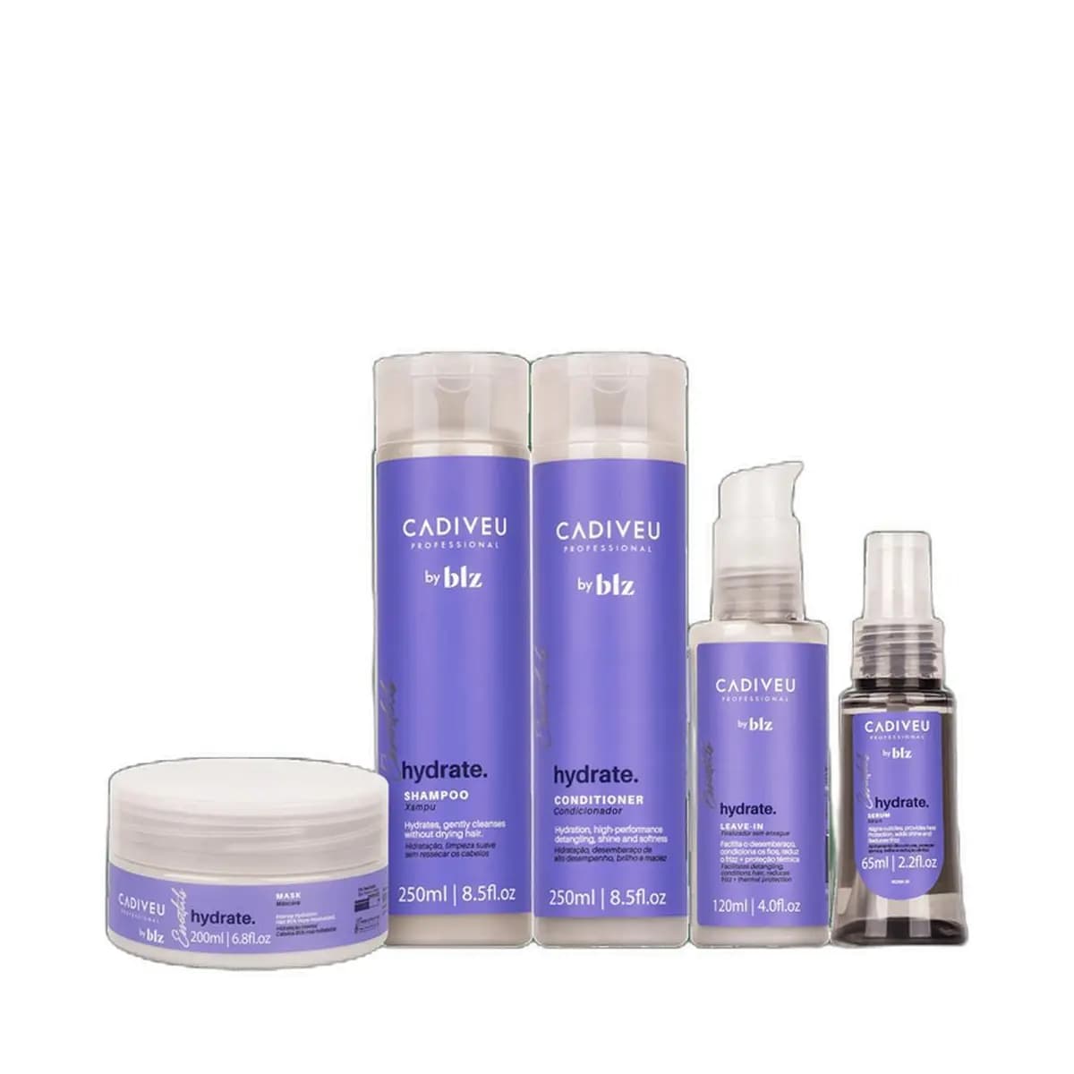 Kit Cadiveu Professional Essentials Hydrate by BLZ Completo (5 Produtos)