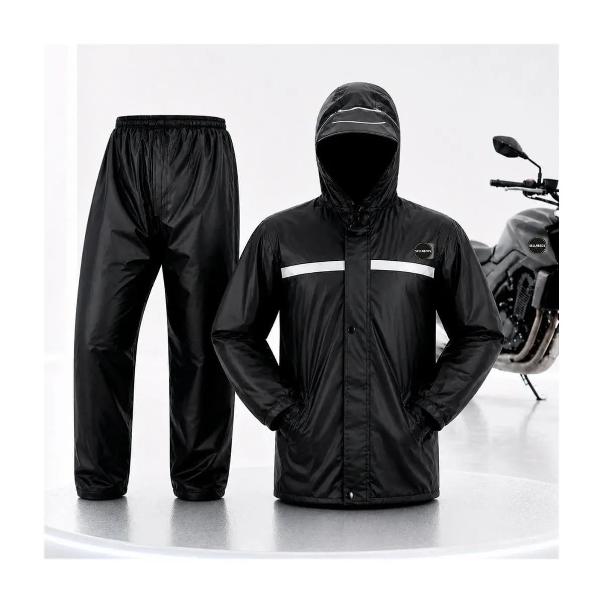 Capa De Chuva Moto Motoqueiro Impermeável Reforçada