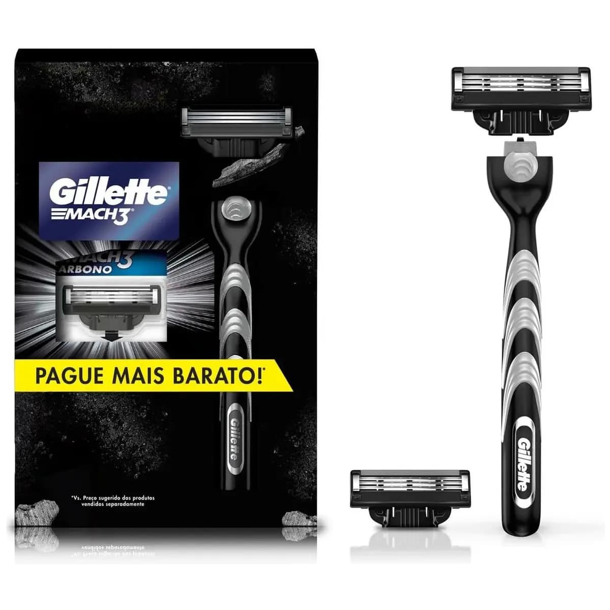 Kit Mach3 Carbono 1 Cabo + 2 Refis Preço Especial