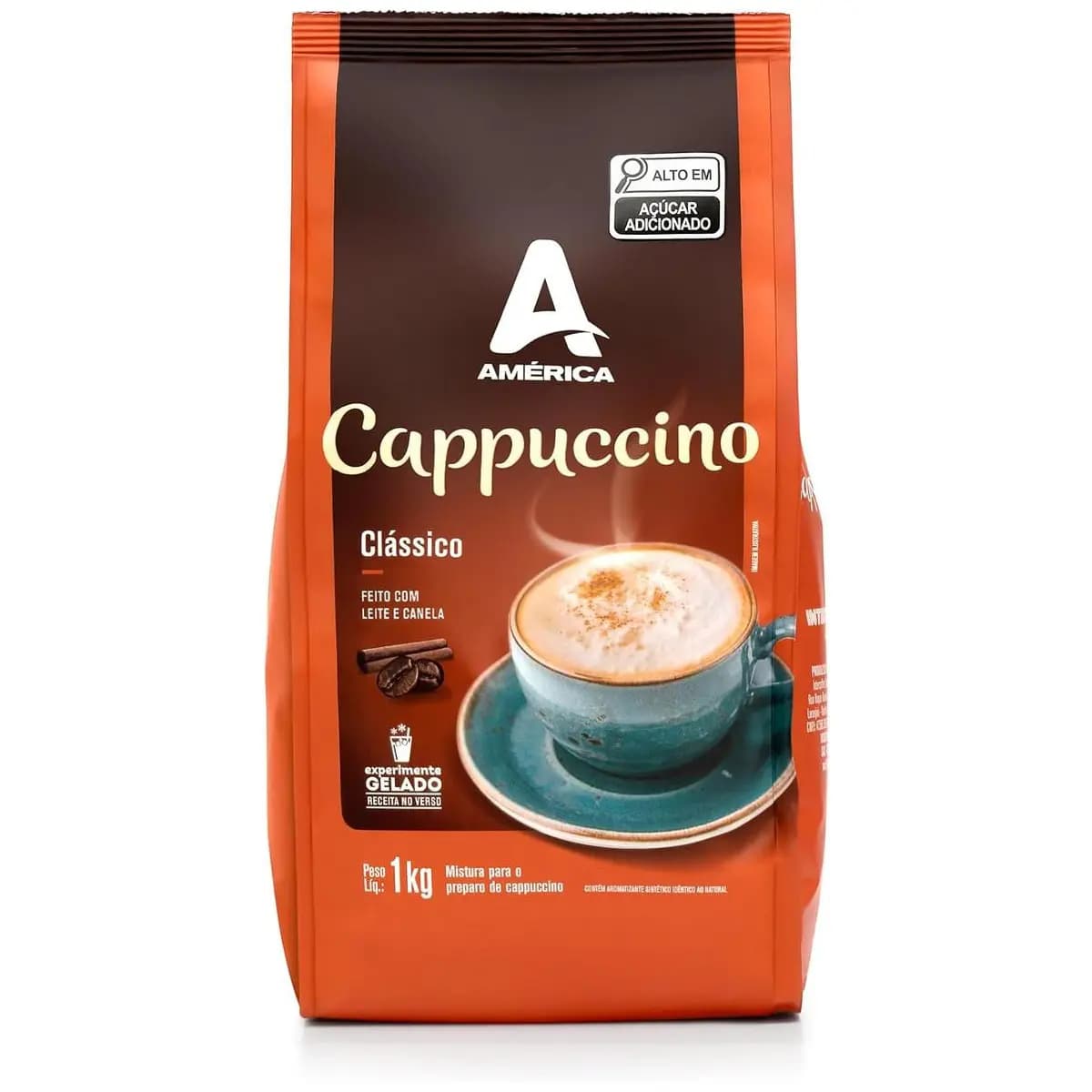 Cappuccino em Pó América Clássico 1 kg