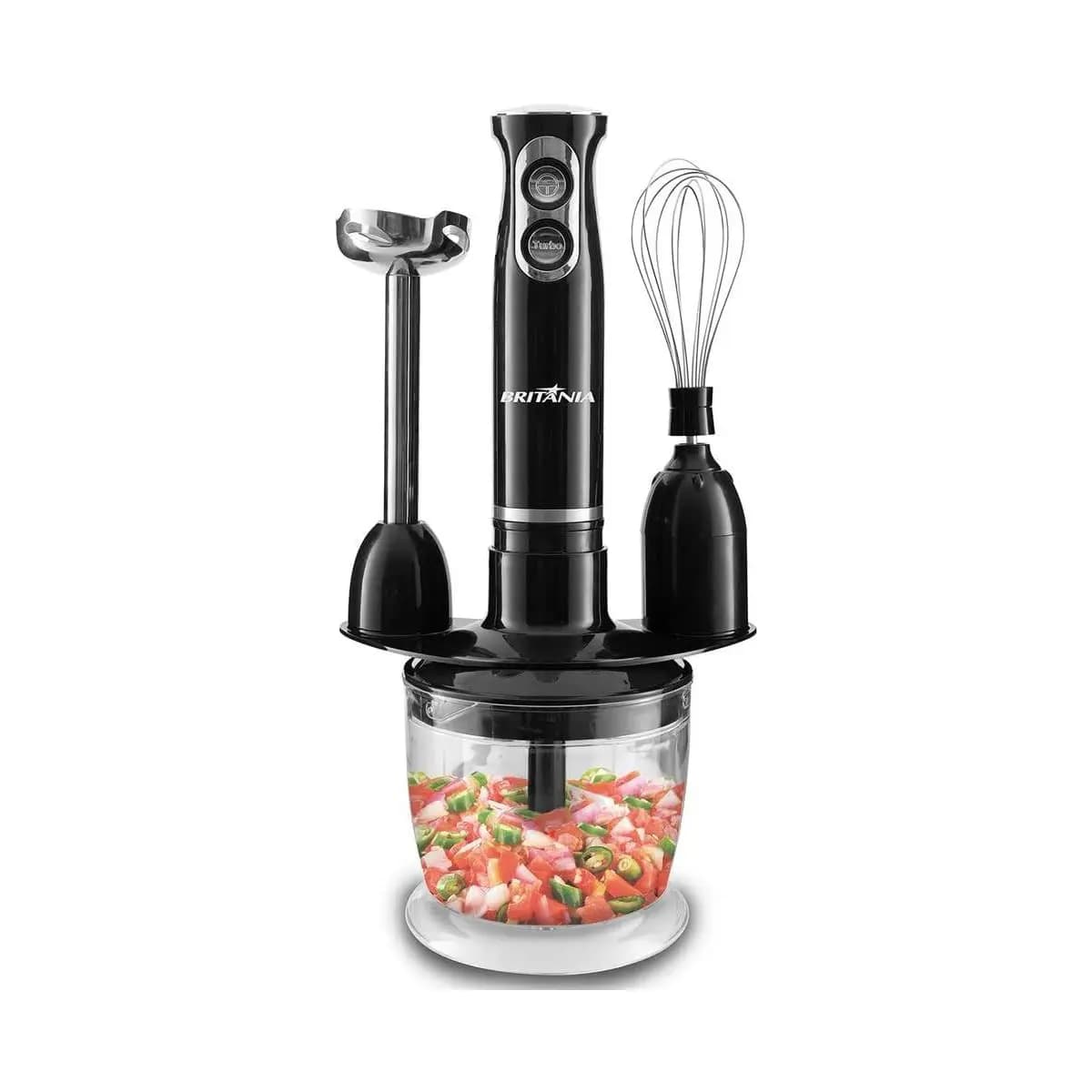Mixer 3 em 1, 500W, 2 velocidades, Bmx400, Preto, 220v, Britânia