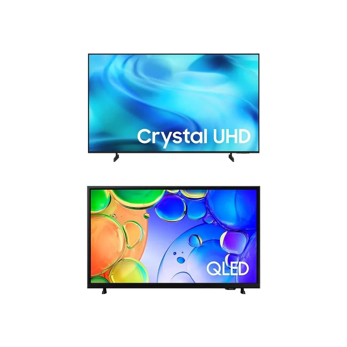 Samsung Combo Smart TV 58" Crystal UHD 4K U8000H + Samsung Smart TV 43" QLED Full HD