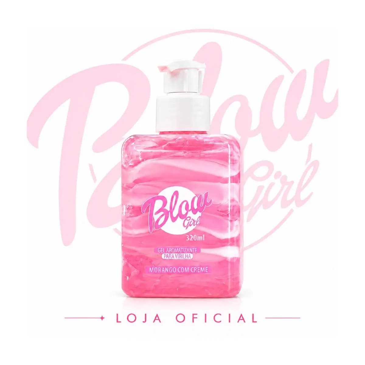 Blow Girl Hidratante Corporal Aveludado Bifásico Gel e Creme Morango Doce Pele Cheirosa Oficial