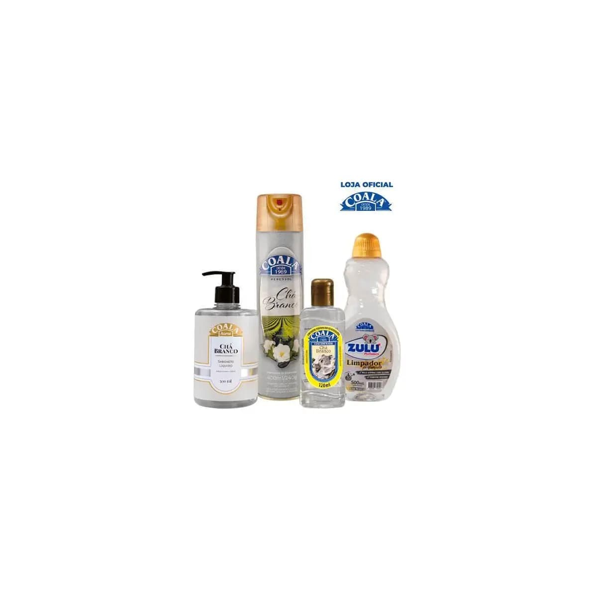 Kit Casa Limpa Coala/Zulu Perfumes - Chá Branco