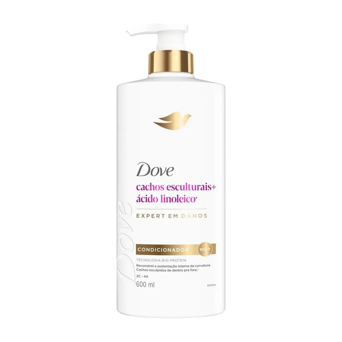 Dove Condicionador Restaurador Cachos Esculturais + Ácido Linoleico 600ml