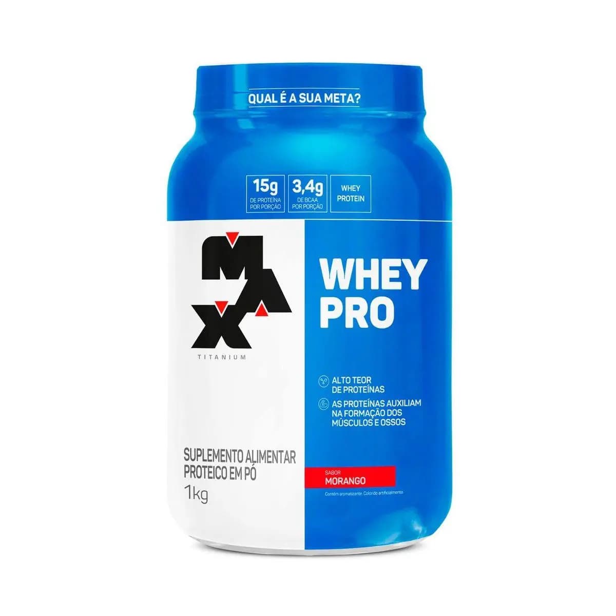 Whey Pro Max Titanium Protein Pro Com Bcaa E Aminoácidos 1kg