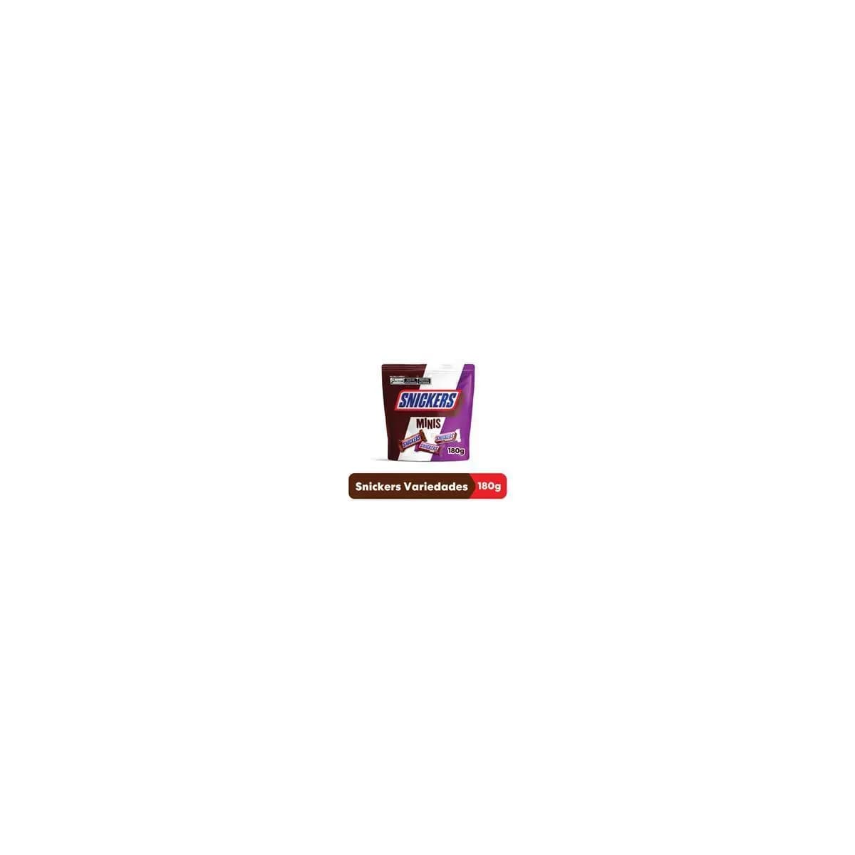 Chocolate Snickers Variedades Minis 180g